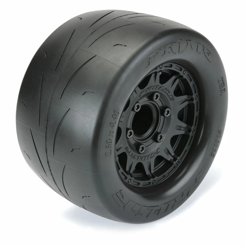 Pro-Line Racing 1/10 Prime Front/Rear 2.8" Street MT Tires Mounted 12mm Blk Raid (2) for Tires & Wheels - Image 4