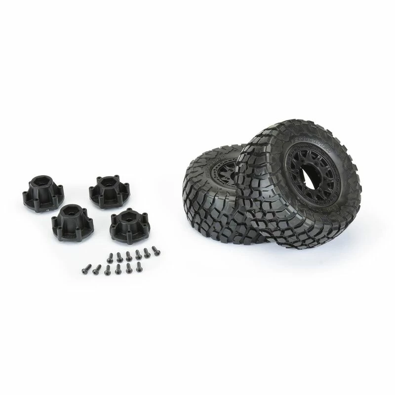 Pro-Line Racing 1/10 BFG KR2 M2 Front/Rear 2.2"/3.0" SC Mounted 12mm Blk Raid (2) for Tires & Wheels - Image 4