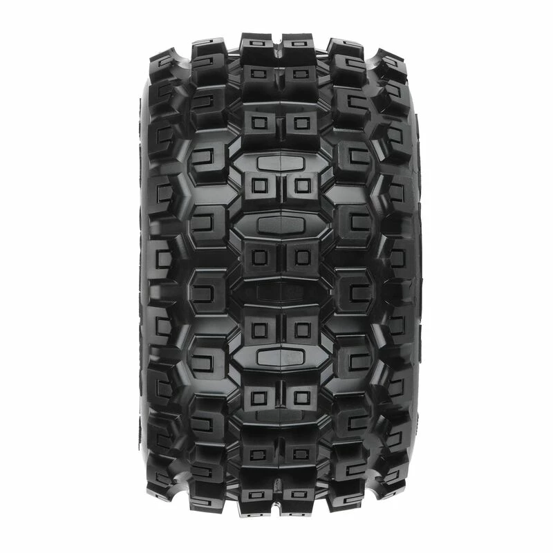 Pro-Line Racing 1/8 Badlands MX38 F/R 3.8" MT Tires Mounted 17mm Blk Raid (2) for Tires & Wheels - Image 2