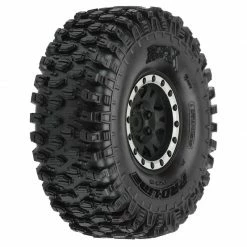 Pro-Line Racing 1/10 Hyrax G8 F/R 1.9" Crawler Trs Mounted 12mm Blk/Slvr Impulse (2) for Tires & Wheels