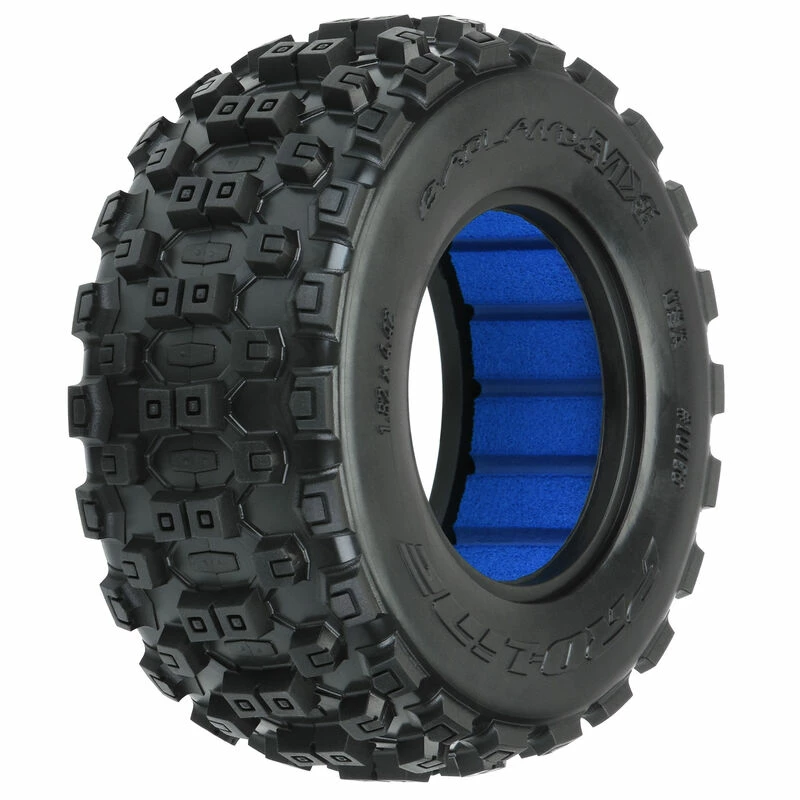 Pro-Line Racing 1/10 Badlands MX M2 Front/Rear 2.2"/3.0" Short Course Tires (2) for Tires & Wheels