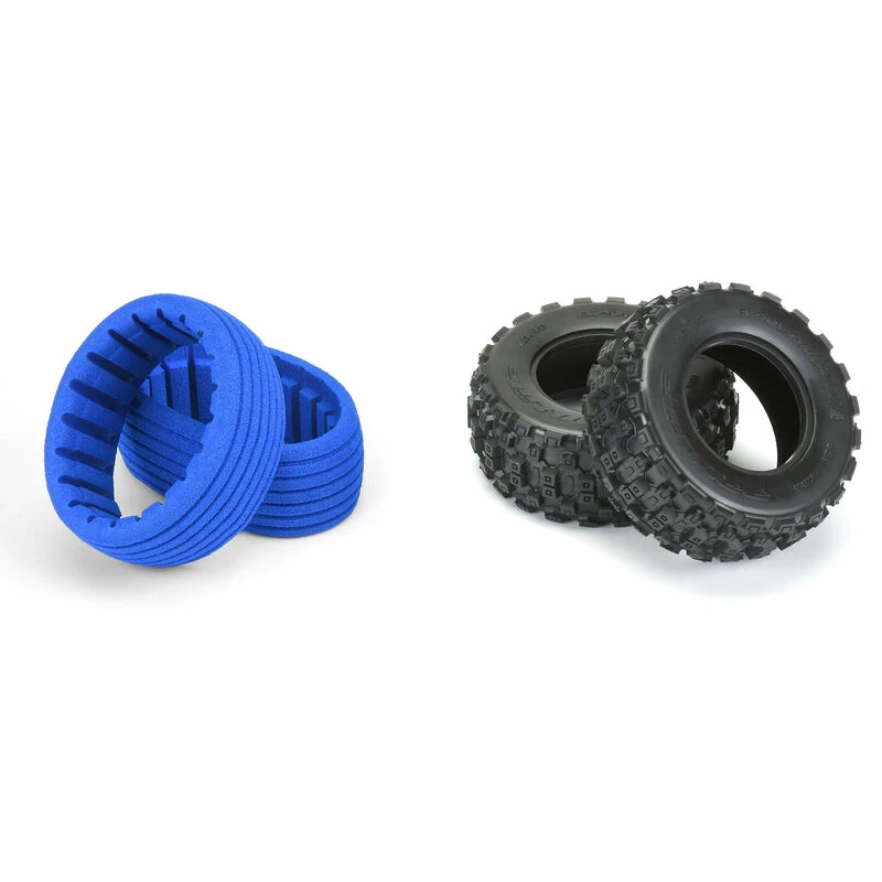 Pro-Line Racing 1/10 Badlands MX M2 Front/Rear 2.2"/3.0" Short Course Tires (2) for Tires & Wheels - Image 3