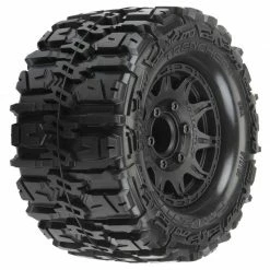 Pro-Line Racing 1/10 Trencher HP BELTED F/R 2.8" MT Tires Mounted 12mm Blk Raid (2) for Tires & Wheels