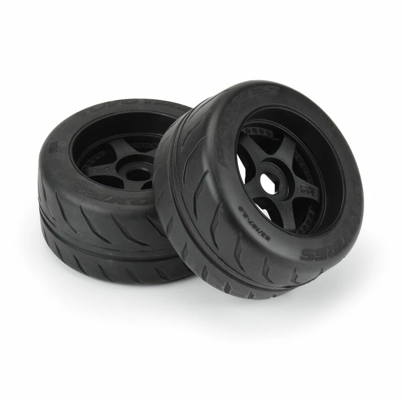 Pro-Line Racing 1/7 Toyo Proxes R888R S3 Rear 53/107 2.9" BELTED Mounted 17mm 5-Spoke (2) for Tires & Wheels - Image 3
