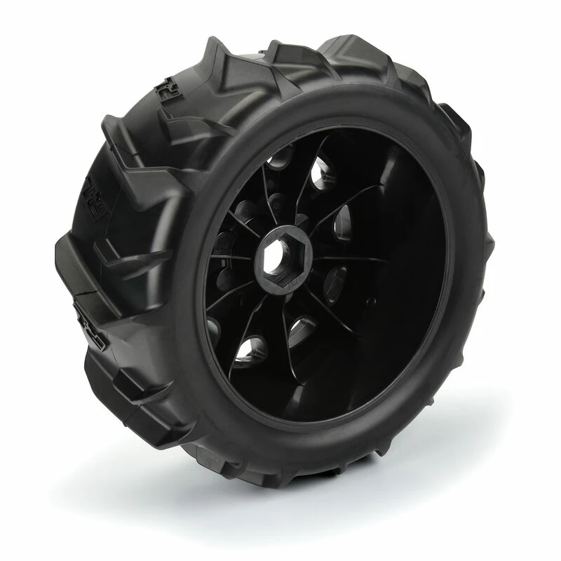Pro-Line Racing 1/6 Dumont Sand/Snow Tires F/R 5.7" Tires MTD 24mm Black Raid (2) for Tires & Wheels - Image 5