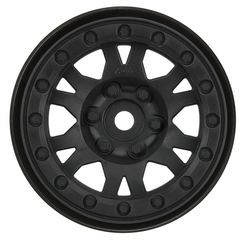 Pro-Line Racing 1/10 Impulse Front/Rear 1.9" 12mm Rock Crawler Wheels (2) Black for Tires & Wheels