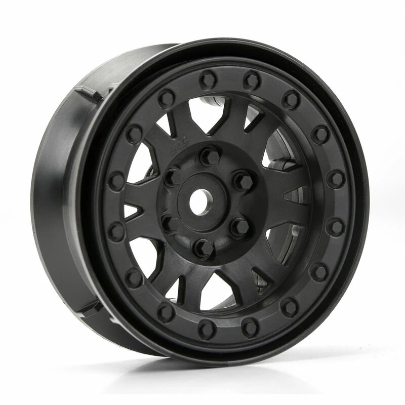 Pro-Line Racing 1/10 Impulse Front/Rear 1.9" 12mm Rock Crawler Wheels (2) Black for Tires & Wheels - Image 2