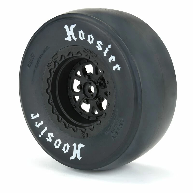 Pro-Line Racing 1/10 Pomona Drag Spec Rear 2.2"/3.0" 12mm Drag Wheels (2) Black for Tires & Wheels - Image 4