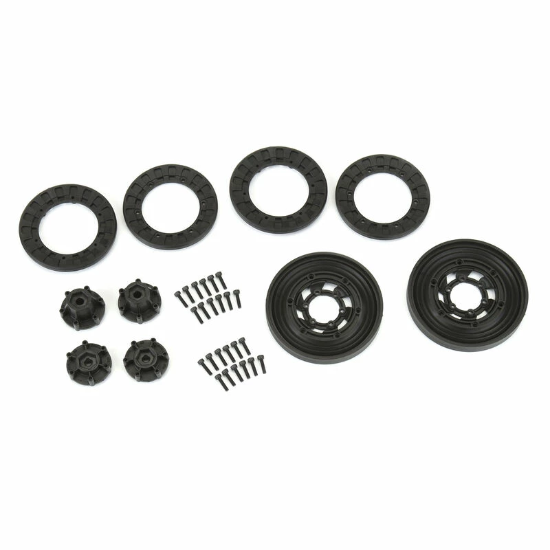 Pro-Line Racing 1/10 Vice CrushLock Front/Rear 2.6" 12mm Crawling Wheels (2) Blk/Blk for Tires & Wheels - Image 4
