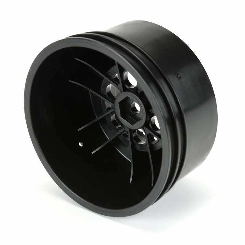 Pro-Line Racing 1/10 Showtime+ Wide Rear 2.2"/3.0" 12mm Drag Wheels (2) Black for Tires & Wheels - Image 5