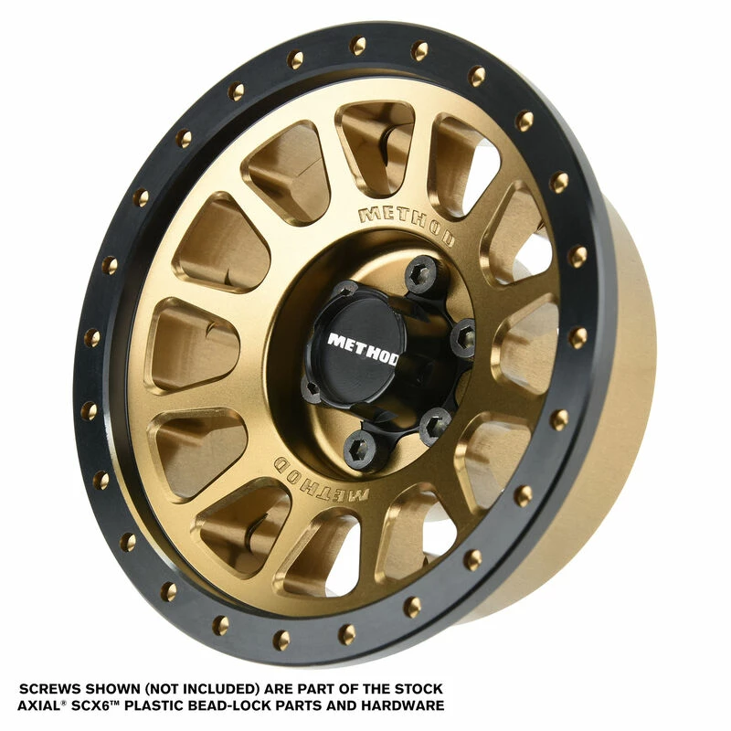 Pro-Line Racing 1/6 Method 305 NV Aluminum Front/Rear 2.9" Wheel Faces (2): SCX6 for Tires & Wheels - Image 2