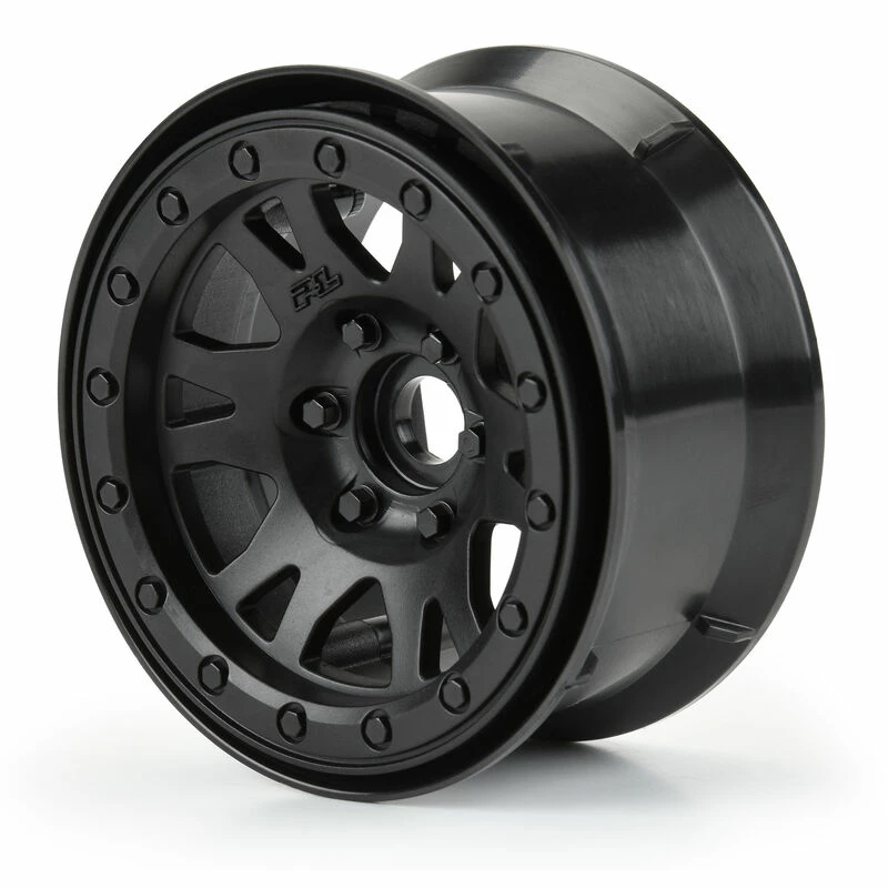 Pro-Line Racing 1/10 Impulse F/R 2.2" 12mm Crawler Wheels (2) Black for Tires & Wheels - Image 2