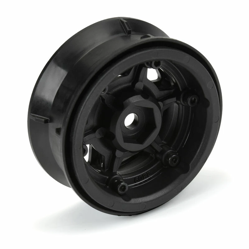 Pro-Line Racing 1/10 Holcomb F/R 1.9" 12mm Crawler Bead-Loc Wheels (2) Black for Tires & Wheels - Image 4