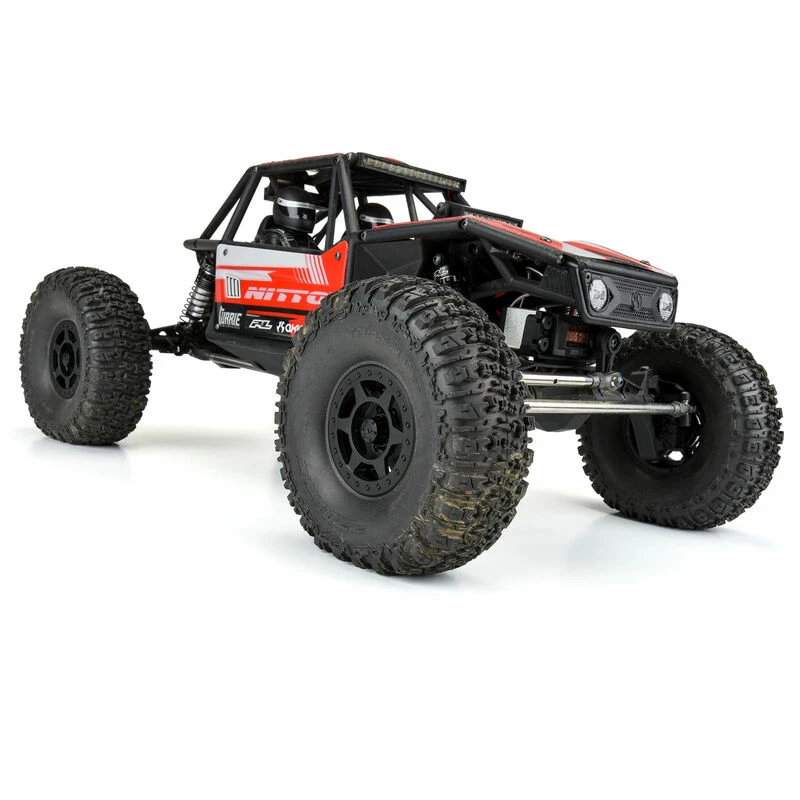 Pro-Line Racing 1/10 Holcomb F/R 1.9" 12mm Crawler Bead-Loc Wheels (2) Black for Tires & Wheels - Image 5