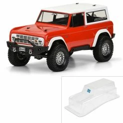 Pro-Line Racing 1/10 1973 Ford Bronco Clear Body 12" (305mm) Wheelbase Crawlers for Bodies