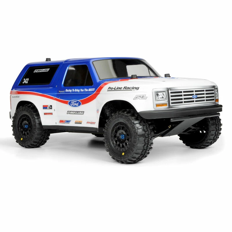 Pro-Line Racing 1/10 1981 Ford Bronco Clear Body: Short Course for Bodies - Image 6