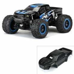 Pro-Line Racing 1/5 Pre-Cut 2017 Ford F-150 Raptor Tough-Color Black Body: X-MAXX for Bodies