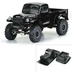 Pro-Line Racing 1/10 1946 Dodge Power Wagon Black Body 12.3" (313mm) WB Crawlers for Bodies
