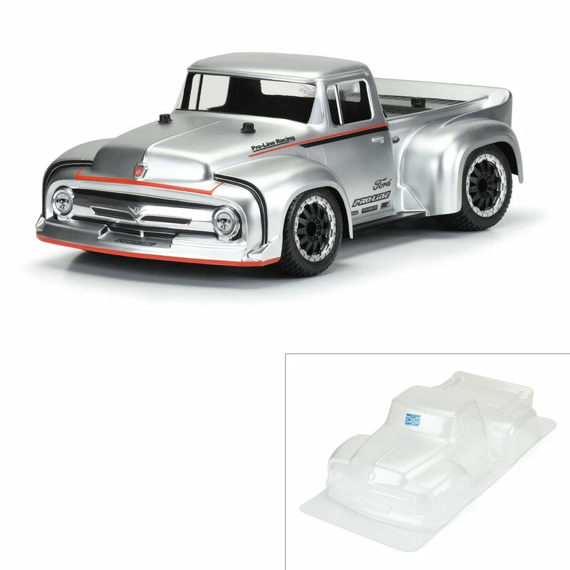 Pro-Line Racing 1/10 1956 Ford F-100 Pro-Touring Street Truck Clear Body for Bodies