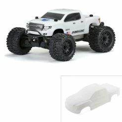 Pro-Line Racing 1/10 Pre-Cut Brute Bash Armor White Body: Stampede 4x4 for Bodies