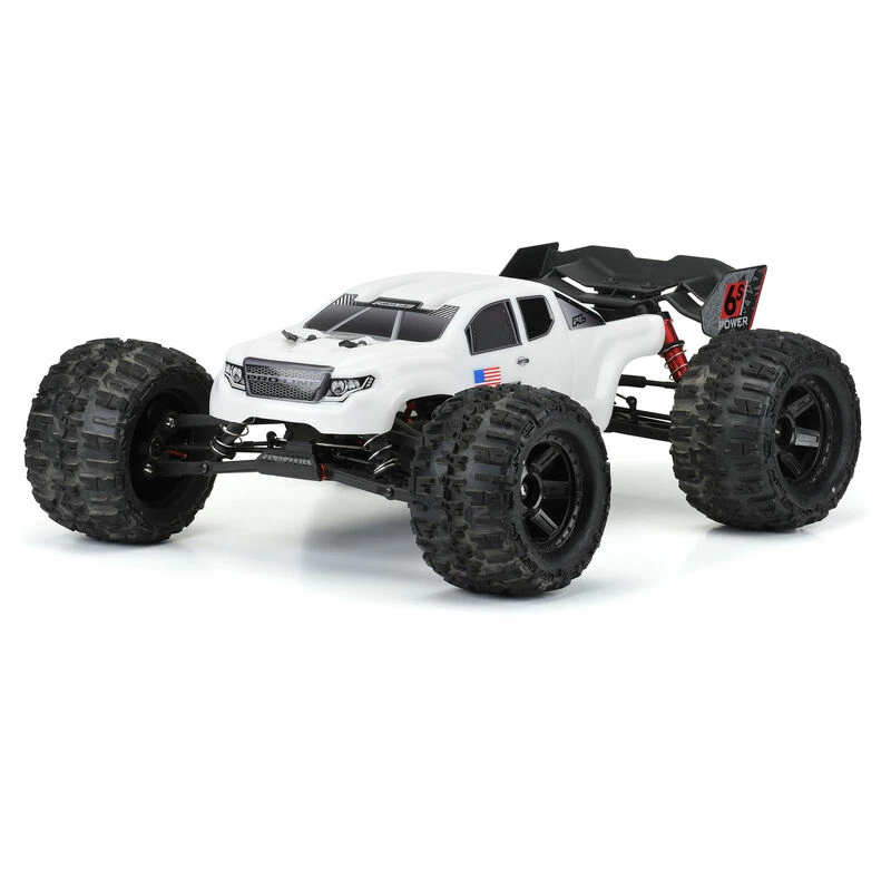 Pro-Line Racing 1/8 Pre-Cut Brute Bash Armor White Body: ARRMA Kraton 6S for Bodies - Image 3