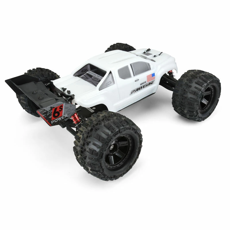 Pro-Line Racing 1/8 Pre-Cut Brute Bash Armor White Body: ARRMA Kraton 6S for Bodies - Image 5