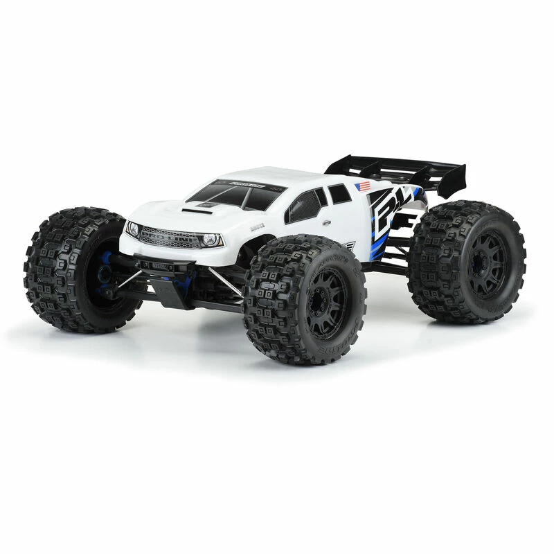 Pro-Line Racing 1/8 Pre-Cut Brute Bash Armor White Body: E-REVO 2.0 for Bodies - Image 3