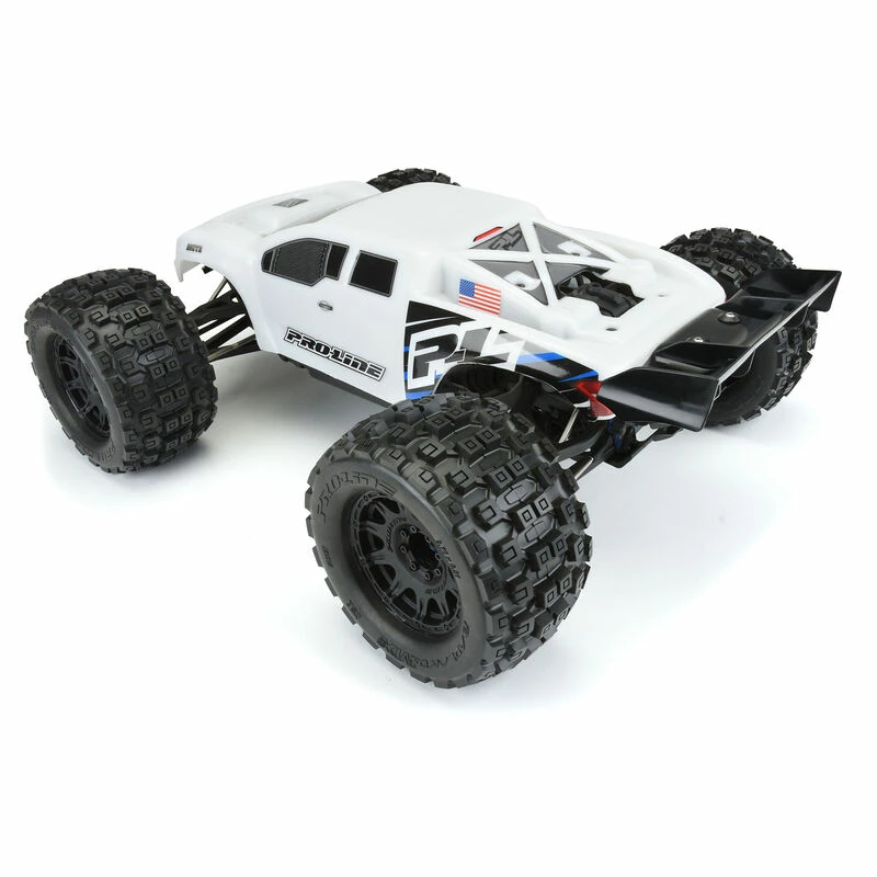 Pro-Line Racing 1/8 Pre-Cut Brute Bash Armor White Body: E-REVO 2.0 for Bodies - Image 5