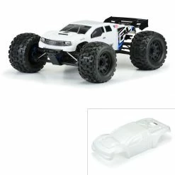 Pro-Line Racing 1/8 Pre-Cut Brute Bash Armor White Body: E-REVO 2.0 for Bodies