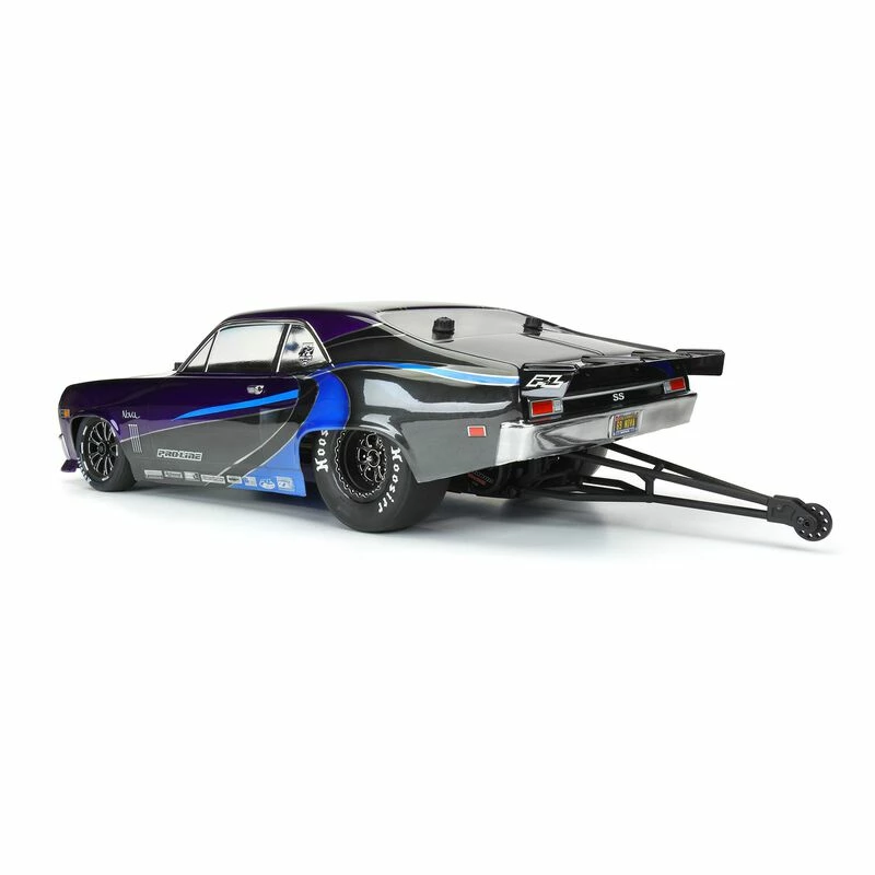 Pro-Line Racing 1/10 1969 Chevrolet Nova Clear Body: Drag Car for Bodies - Image 5