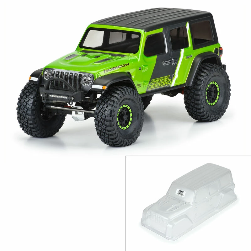 Pro-Line Racing 1/10 Jeep Wrangler JL Unlimitd Rubcn Clr Bdy 12.3" (313mm) WB Crwlrs for Bodies