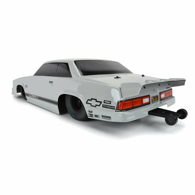 Pro-Line Racing 1/10 1978 Chevrolet Malibu Tough-Color Gray Body: Drag Car for Bodies - Image 5