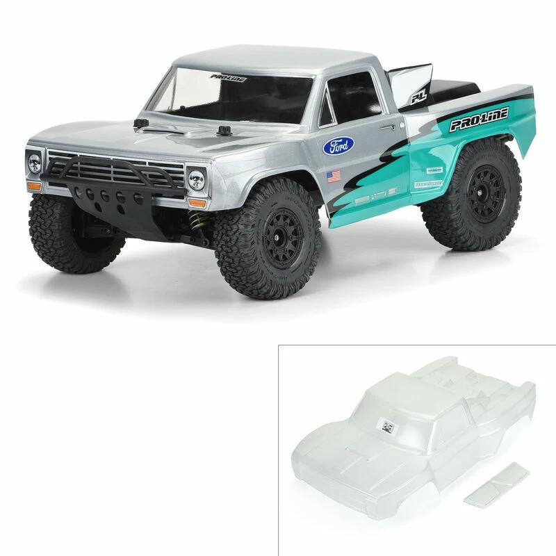 Pro-Line Racing 1/10 Pre-Cut 1967 Ford F-100 Race Truck Clear Body: Short Course for Bodies