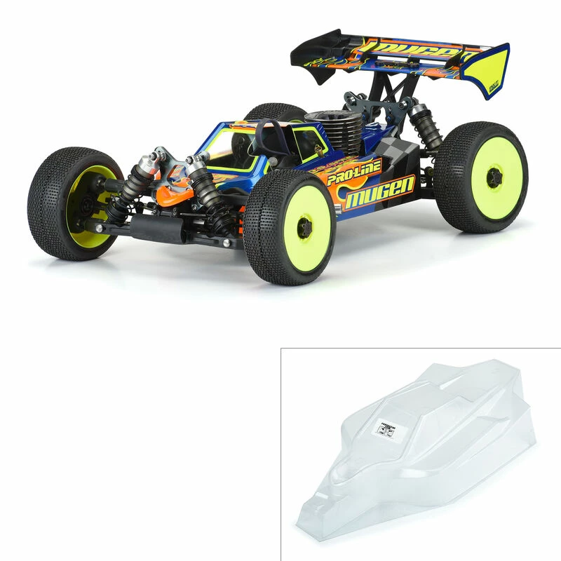 Pro-Line Racing 1/8 Axis Clear Body: MBX8 & MBX8 Eco (with LCG Battery) for Bodies