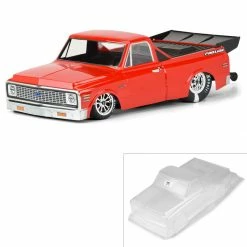 Pro-Line Racing 1/10 1972 Chevy C-10 Clear Body: Drag Car for Bodies