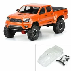Pro-Line Racing 1/10 2015 Toyota Tacoma TRD Pro Clear Body 12.3" (313mm) Wheelbase: Crawlers for Bodies