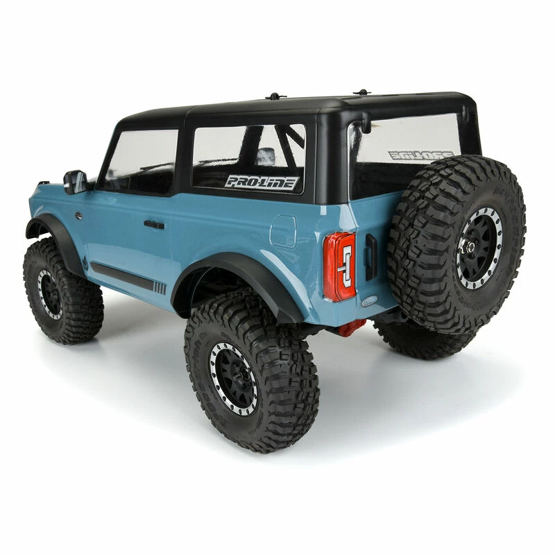 Pro-Line Racing 1/10 2021 Ford Bronco Clear Body Set 11.4" Wheelbase: Crawlers for Bodies - Image 5