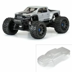 Pro-Line Racing 1/5 Pre-Cut 2021 Ram 1500 Clear Body: X-MAXX for Bodies