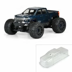 Pro-Line Racing 1/8 2021 Chevy Silverado 2500 HD Clear Body: E-REVO 2.0 & MAXX for Bodies