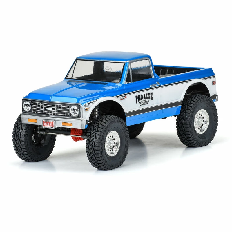 Pro-Line Racing 1/10 1972 Chevy K-10 Clear Body 12.3" Wheelbase Crawlers for Bodies - Image 3