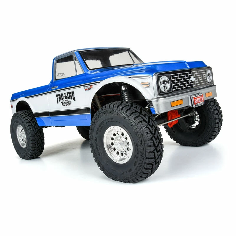 Pro-Line Racing 1/10 1972 Chevy K-10 Clear Body 12.3" Wheelbase Crawlers for Bodies - Image 6
