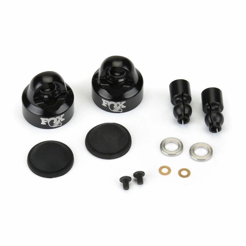 Pro-Line Racing 1/6 FOX Aluminum Shock Caps (2): SCX6 for Parts