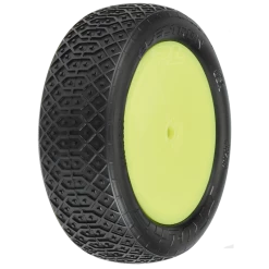 Pro-Line Racing 1/10 Electron MC 2WD Frnt 2.2" Buggy Trs Mntd 12mm Yllw Velocity (2) for Tires & Wheels