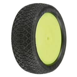 Pro-Line Racing 1/10 Electron MC 4WD Frnt 2.2" Buggy Trs Mntd 12mm Yllw Velocity (2) for Tires & Wheels