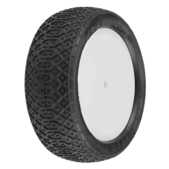 Pro-Line Racing 1/10 Electron MC 4WD Front 2.2" Buggy Trs Mntd 12mm Wht Velocity (2) for Tires & Wheels