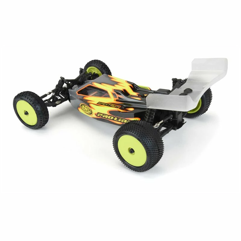 Pro-Line Racing 1/18 Prism Rear Carpet Mini-B Tires Mounted 8mm Yellow Wheels (2) for Tires & Wheels - Image 5