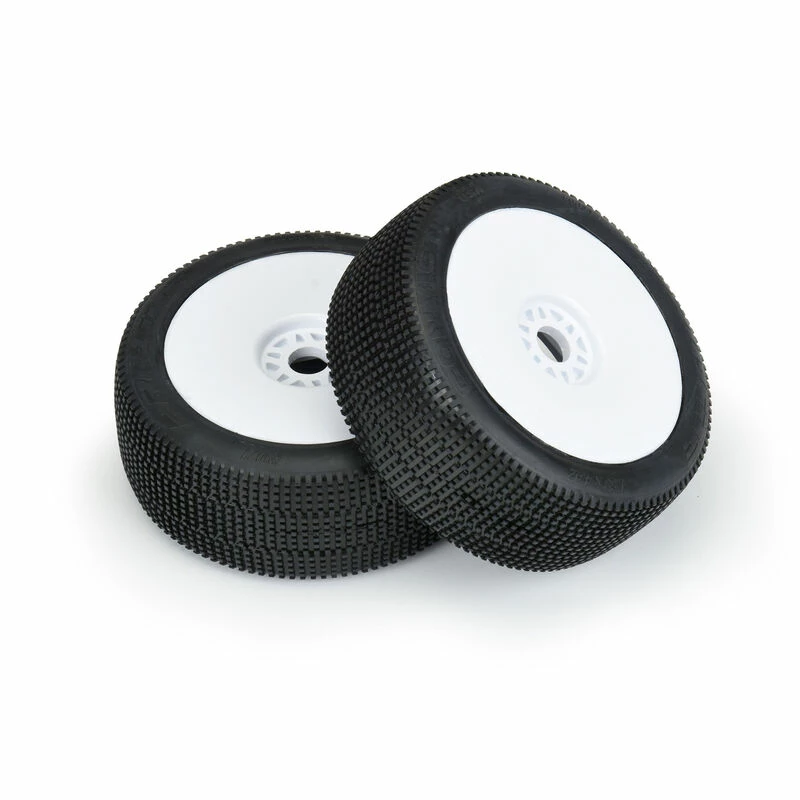 Pro-Line Racing 1/8 Convict S3 Front/Rear Buggy Tires Mounted 17mm White Wheels (2) for Tires & Wheels - Image 3