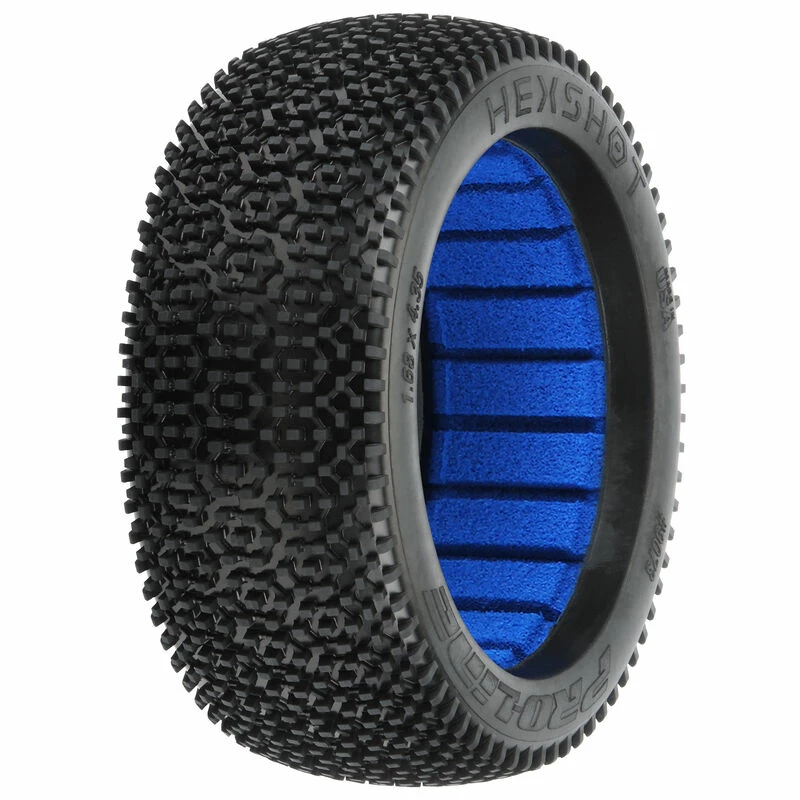 Pro-Line Racing 1/8 Hex Shot S3 Front/Rear Off-Road Buggy Tires (2) for Tires & Wheels