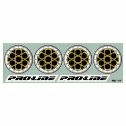 Pro-Line Racing Bi-Metallic Wheel Dot Decals (4): Sprint Car Wheels for Parts