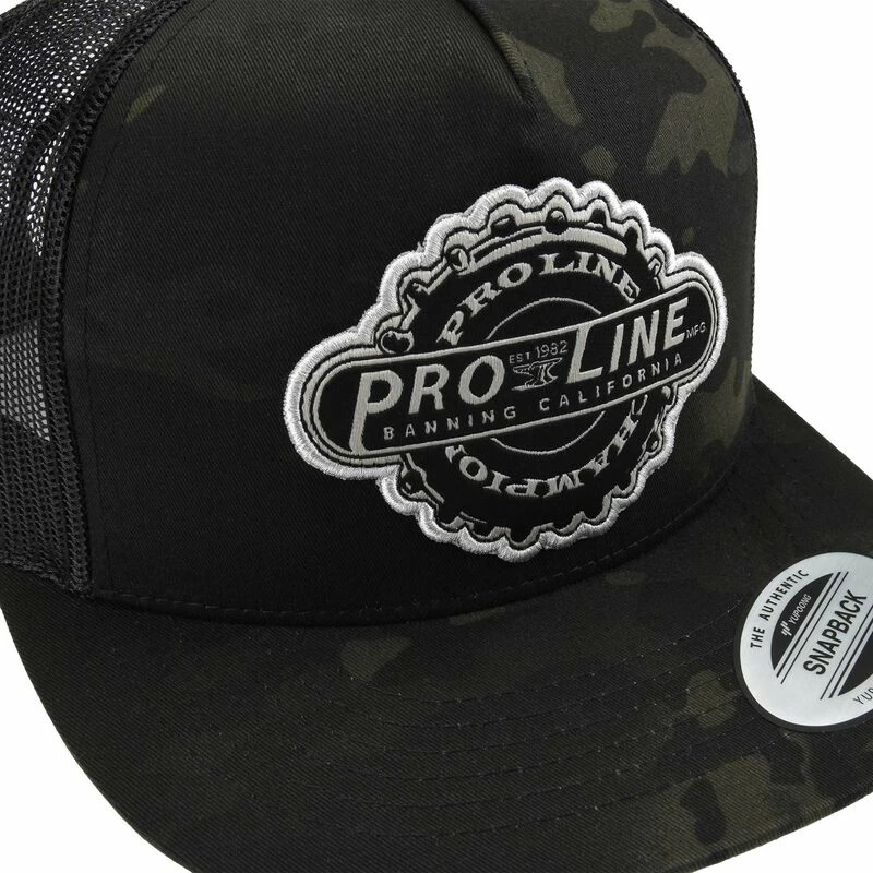 Pro-Line Racing Pro-Line Manufactured Dark Camo Trucker Snapback Hat (One Size) for Parts - Image 3